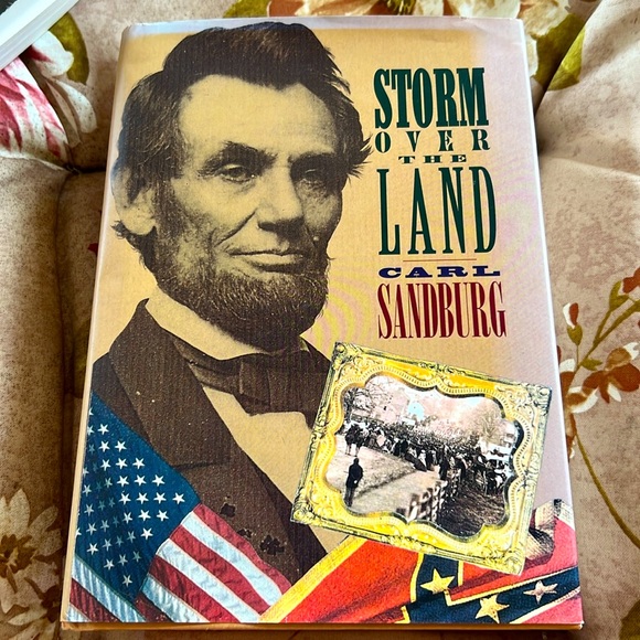 Carl Sandburg's Storm Over The Land Profile of The Civil War Hardcover Book 1995 - Picture 1 of 13